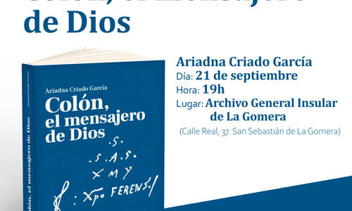 Imagen de El Archivo General Insular acoge el próximo lunes la presentación del libro ‘Colón, el mensajero de Dios’
