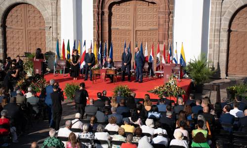 Imagen de La Gomera reivindica la memoria y la democracia en el 534 aniversario de la partida de Colón